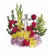 Crystal Cross Bouquet